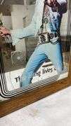 Framed vintage Elvis mirror. 1a