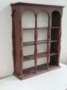Vintage 4-Tier Wooden Wall Rack. 6E