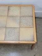 MCM Tile Top Wooden Coffee Table