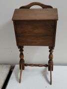 Vintage Wooden Sewing / Magazine Stand. 5A