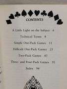 PLAYING CARDS & "CARD GAMES FOR ONE" BOOK. 16B