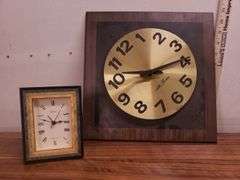 PAIR OF CLOCKS. 11B