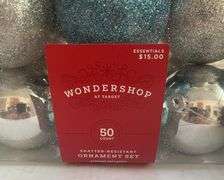 Box of 50 Ornaments and 12 Cloth Napkins