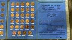 Lincoln Penny books – 1909-1940 some coins, 1941-1974 complete. 1b