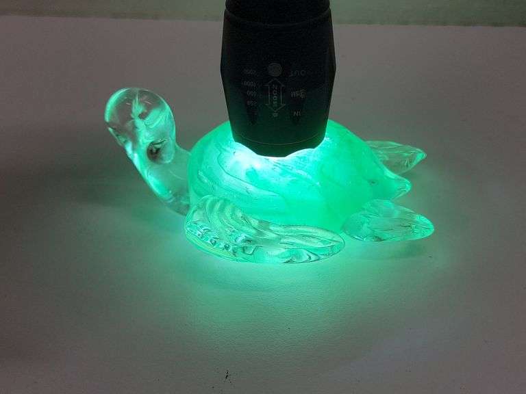 Tidal Glow Glass Turtle