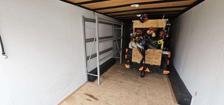 12' heavy duty steel shelving unit