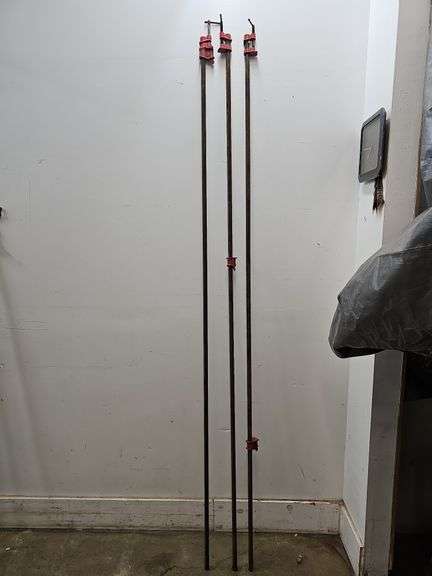 3 9' bar clamps
