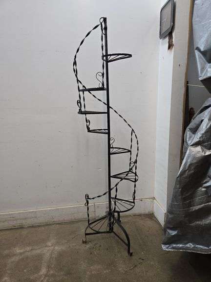 Vintage Spiral Plant Stand