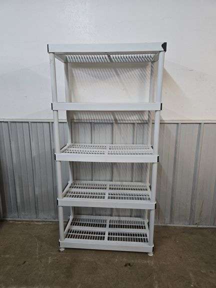 5-Tier Plastic Shelf Unit