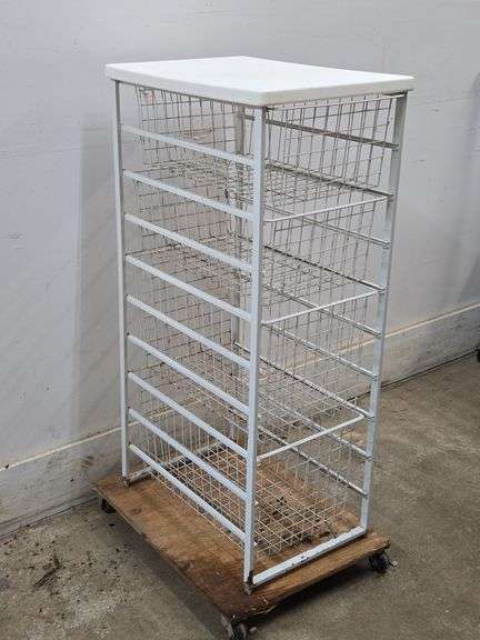 4-Drawer Metal Storage Shelf