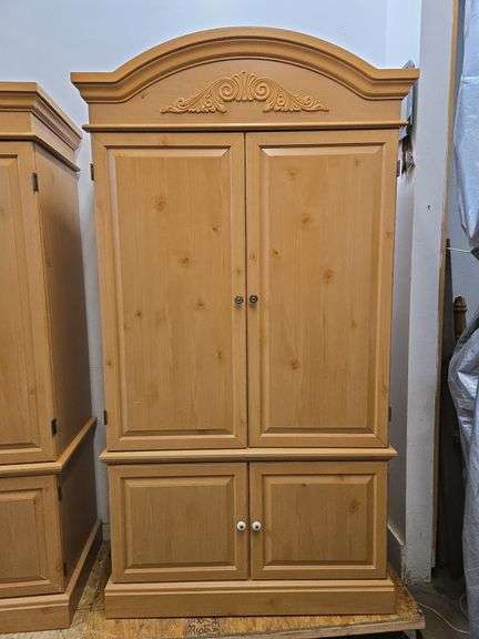 Wooden Entertainment Armoire / Wardrobe
