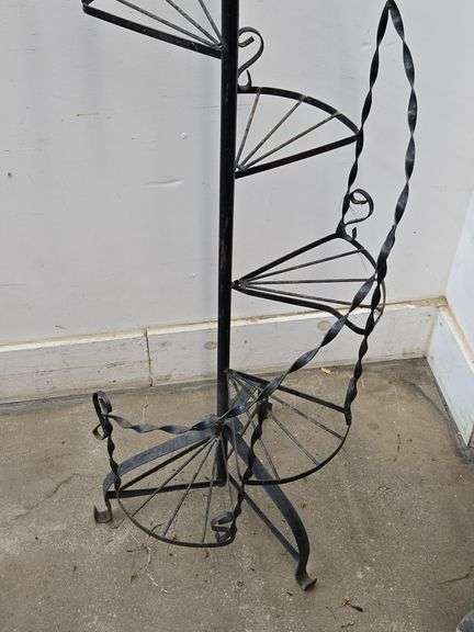 Vintage Spiral Plant Stand