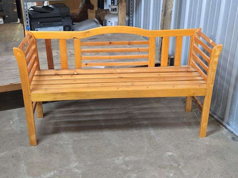 Wooden Patio Bench