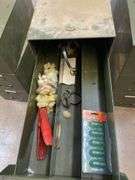 Set of 3 Industrial file drawers - each 11" x 24" x 8.5" tall with contents
