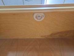 Wooden Bookshelf with Cabinet