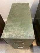 Set of 3 Industrial file drawers - each 11" x 24" x 8.5" tall with contents