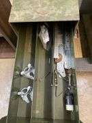 Set of 3 Industrial file drawers - each 11" x 24" x 8.5" tall with contents