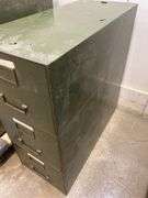 Set of 3 Industrial file drawers - each 11" x 24" x 8.5" tall with contents