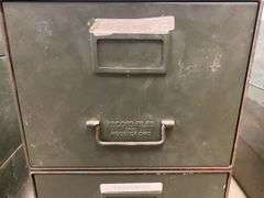Set of 3 Industrial file drawers - each 11" x 24" x 8.5" tall with contents