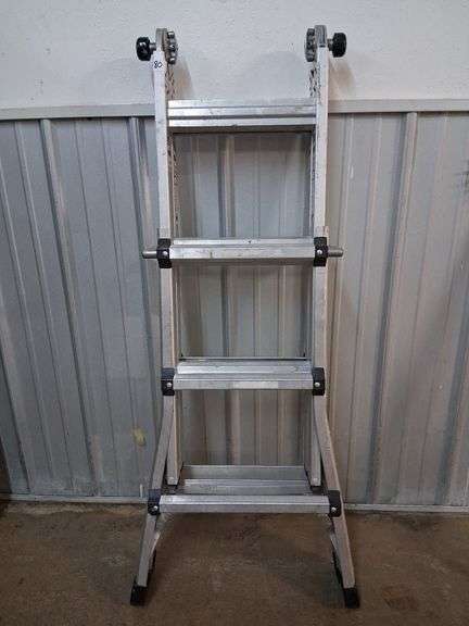 Ladder with scaffold function