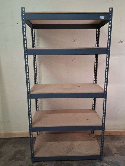 Storage shelf, approx 36 x 18 x 72 in