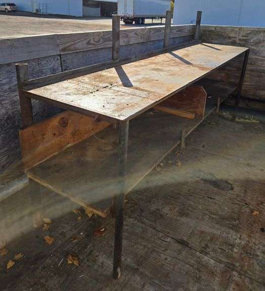 9' Steel Work Table