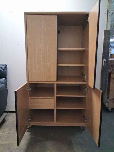 Storage cabinet, approx 36x24x63in