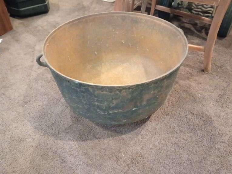 Antique large Cast iron cauldron