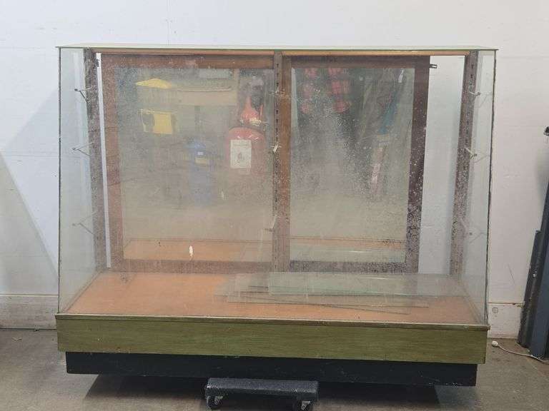 Glass Display Case.