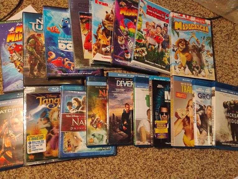 10 Blu ray and 8 dvds - Lil Dusty Online Auctions - All Estate Services ...