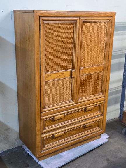 MCM 4-Drawer Armoire