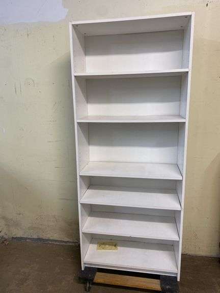 6 shelf bookcase 30" x 12" x 72" tall