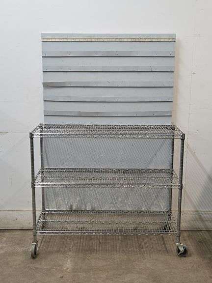 Handbuilt Rolling Display / Storage Shelf