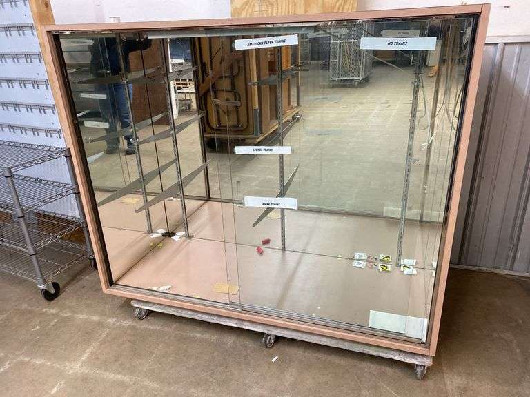 Display cabinet 60" x 24" x 49" tall (shelves included, not shown)