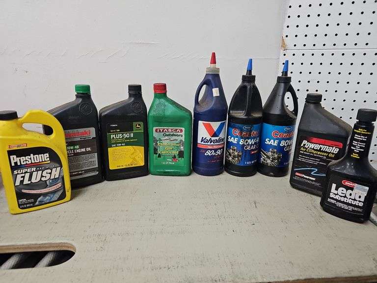 All Fluids Various shop fluids mostly full bottles 1e - Lil Dusty Online Auctions ...