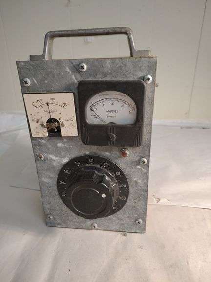 Variac Variable transformer triplite meter - Lil Dusty Online Auctions ...