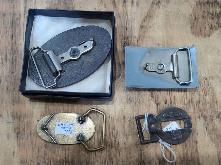 4 vintage belt buckles. 7c - Lil Dusty Online Auctions - All Estate ...