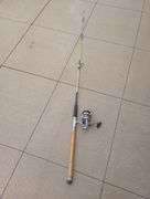 Vintage fishing pole with Ryobi reel