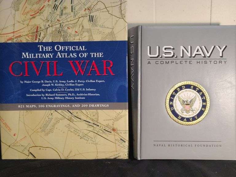 US Navy and Civil War atlas books