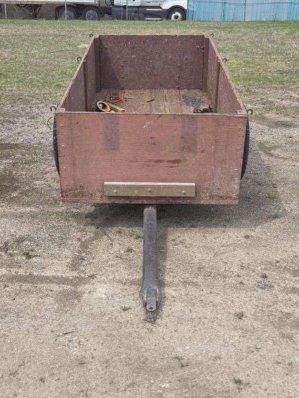 Wooden Utility Trailer (BIN $450)