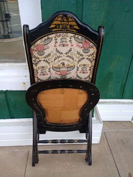 Heirloom 1776-1976 Bicentennial Celebration fold up rocking chair