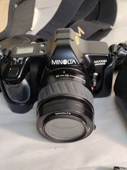 Minolta camera and Minolta lens