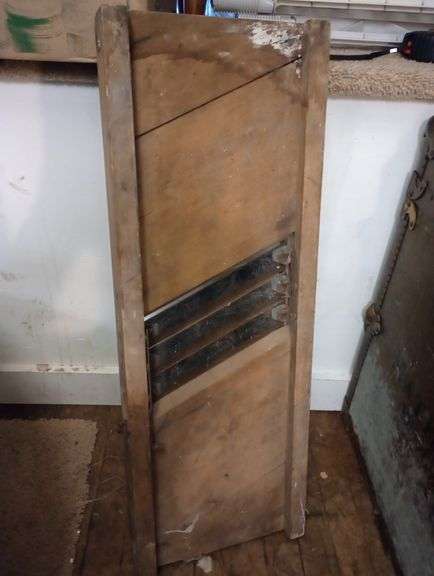 Antique slaw cutter 11"×30"