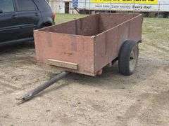 Wooden Utility Trailer (BIN $450)