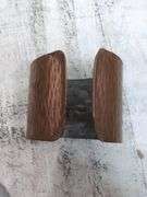 Copper hammered cuff bracelet. 2b