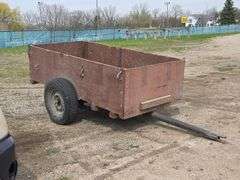 Wooden Utility Trailer (BIN $450)