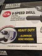 Master Mechanic 1/2" V Speed drill