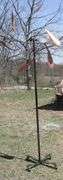 7 ft Tall Garden 6 Copper Blade Wind Whirly Yard Art