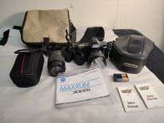 Minolta camera and Minolta lens
