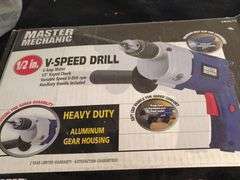 Master Mechanic 1/2" V Speed drill